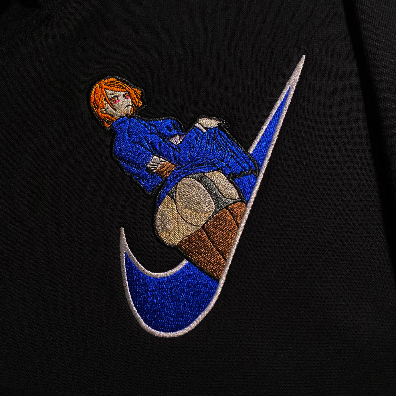 No Re-Stock: Custom JJK Nobara Embroidered Crewneck OR Hoodie Sweatshirt
