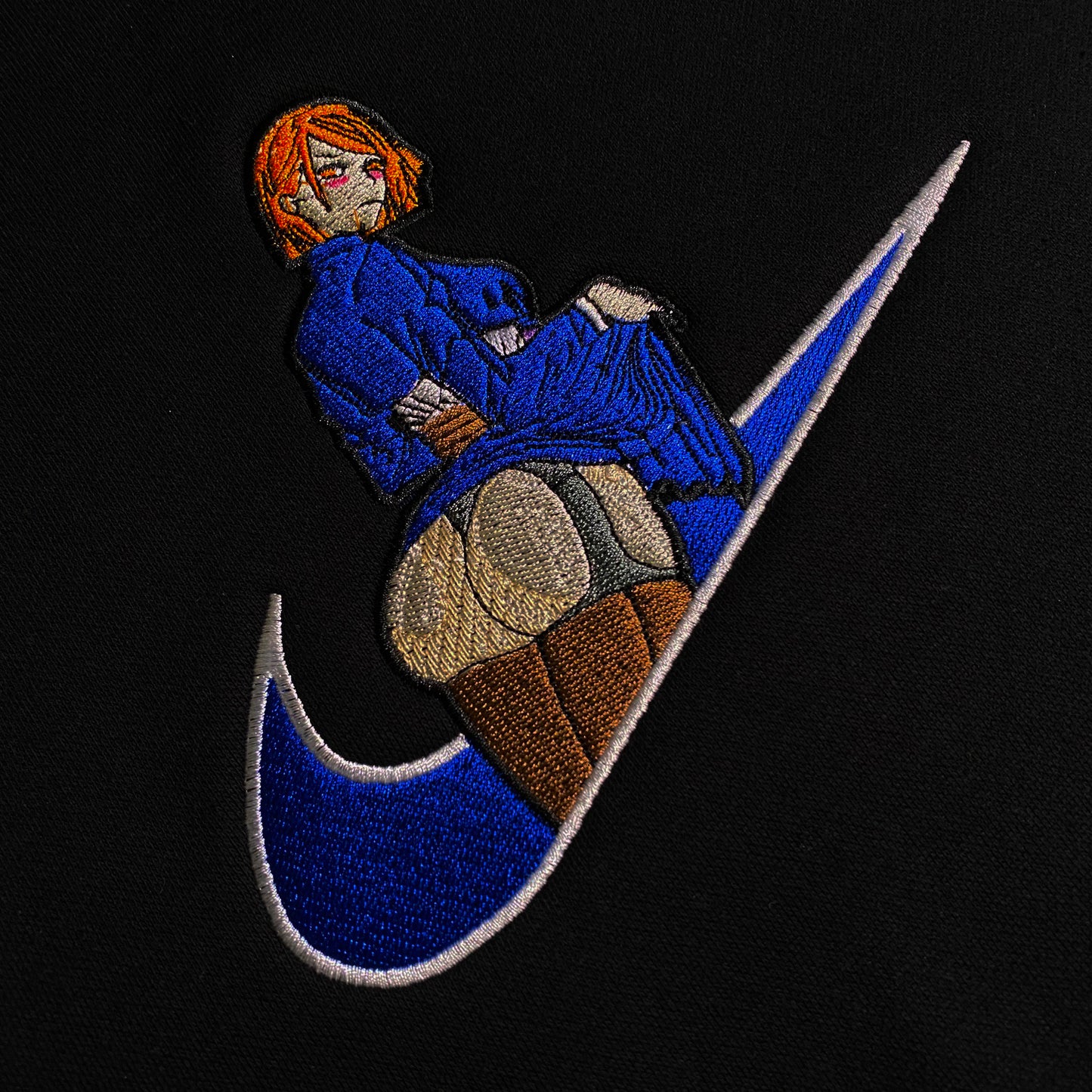 No Re-Stock: Custom JJK Nobara Embroidered Crewneck OR Hoodie Sweatshirt
