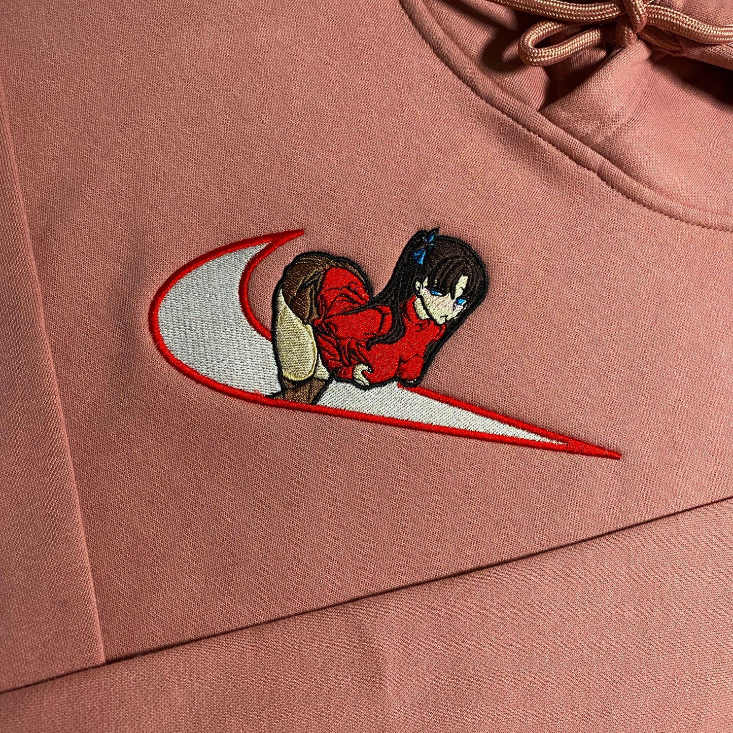 No Re-Stock: Custom Fate Stay Night Rin Tohsaka Embroidered Crewneck OR Hoodie Sweatshirt