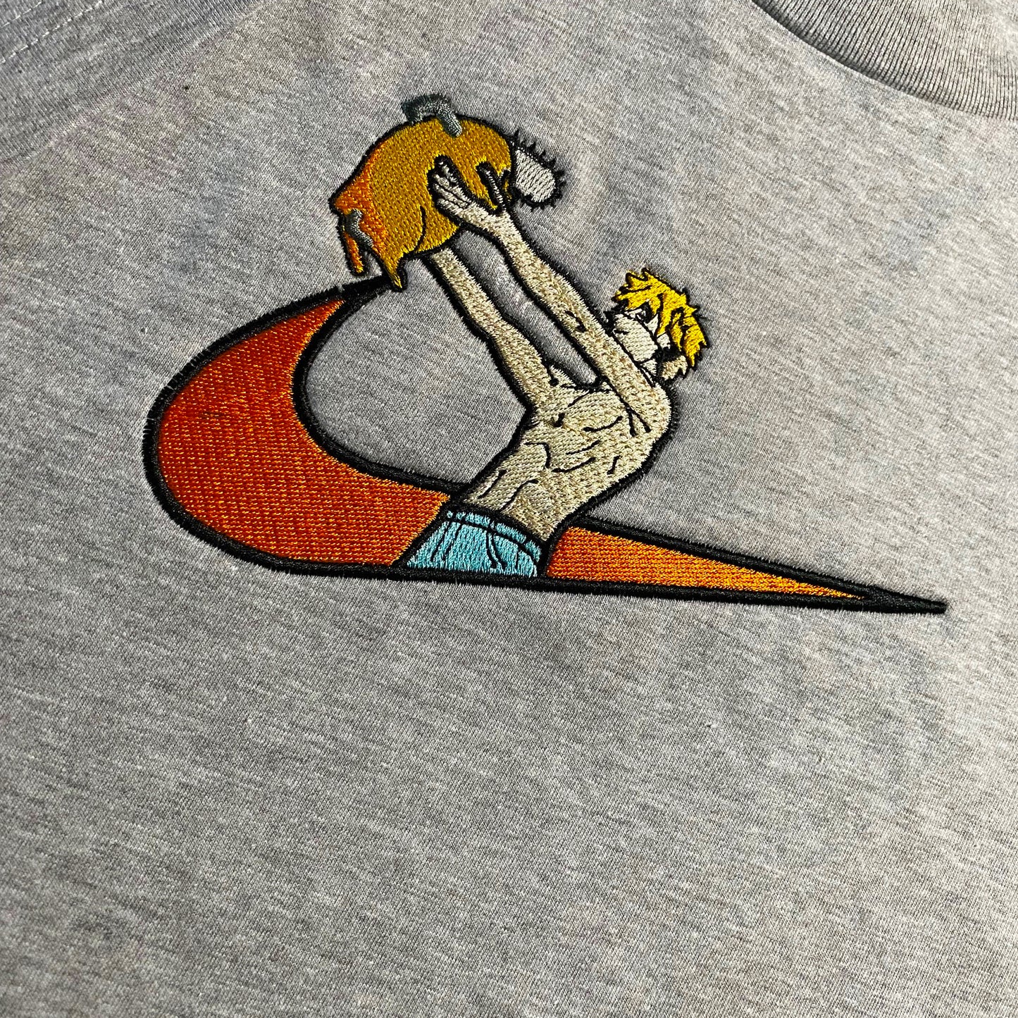 No Re-Stock: Custom Chainsaw Man Denji and Pochita Embroidered Crewneck OR Hoodie Sweatshirt