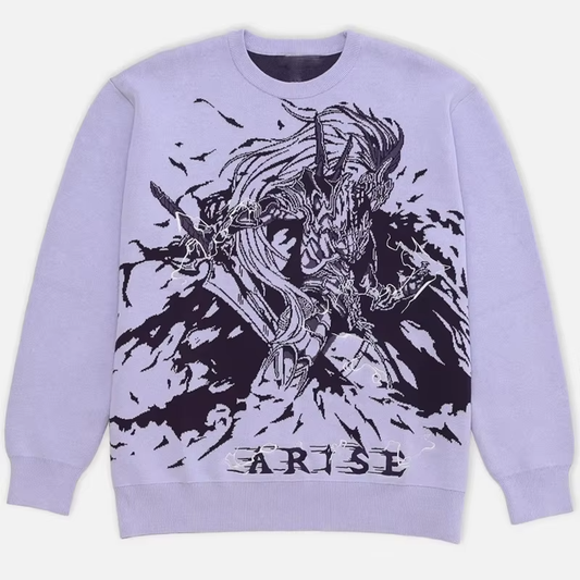 LIMITED Solo Leveling Arise Vintage Knitted Sweatshirt