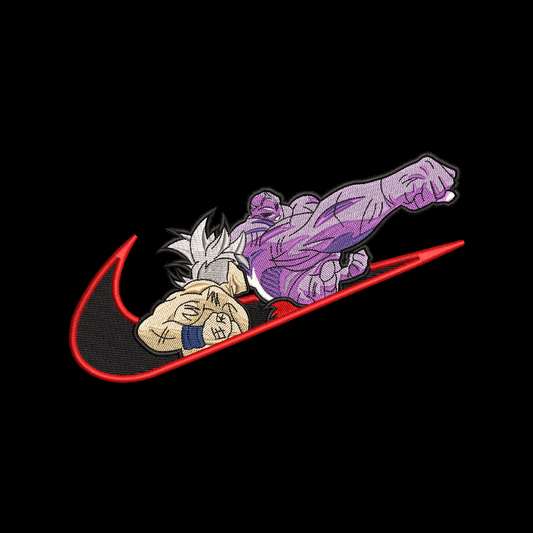 Custom Dragon Ball Goku Vs Jiren Embroidered Crewneck OR Hoodie Sweatshirt