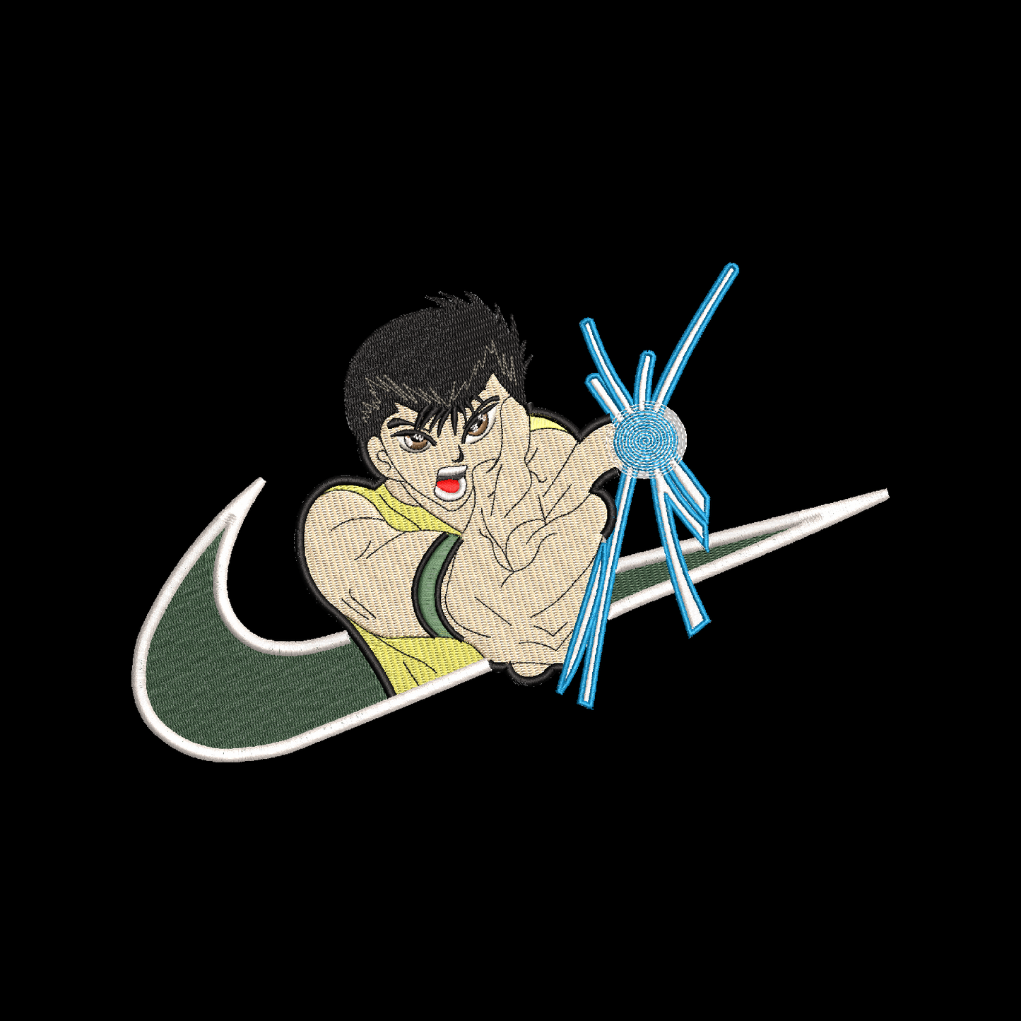 Custom Yu Yu Hakusho Embroidered Crewneck OR Hoodie Sweatshirt