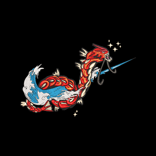 LIMITED Red Gyrados EMBROIDERED T-Shirt