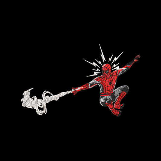 Custom Spider-Man Embroidered Crewneck OR Hoodie Sweatshirt