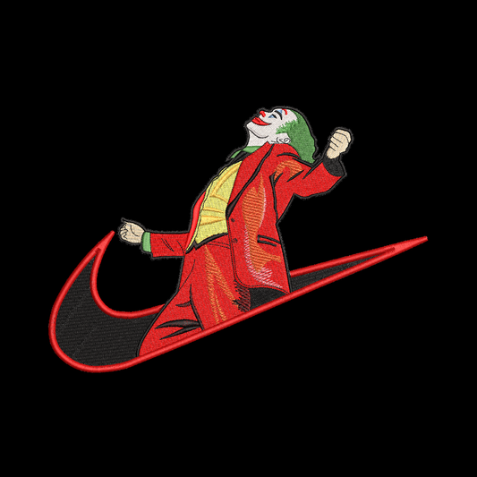 Custom The Joker Embroidered Crewneck OR Hoodie Sweatshirt