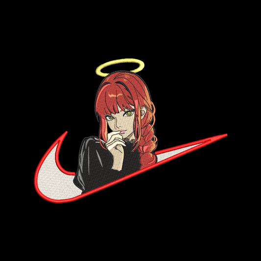 Custom Makima Embroidered Crewneck OR Hoodie Sweatshirt