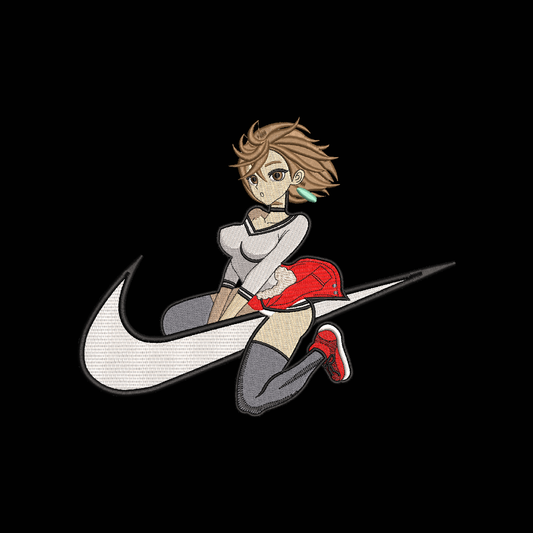 Custom Dandadan Momo Ayase Embroidered Crewneck OR Hoodie Sweatshirt