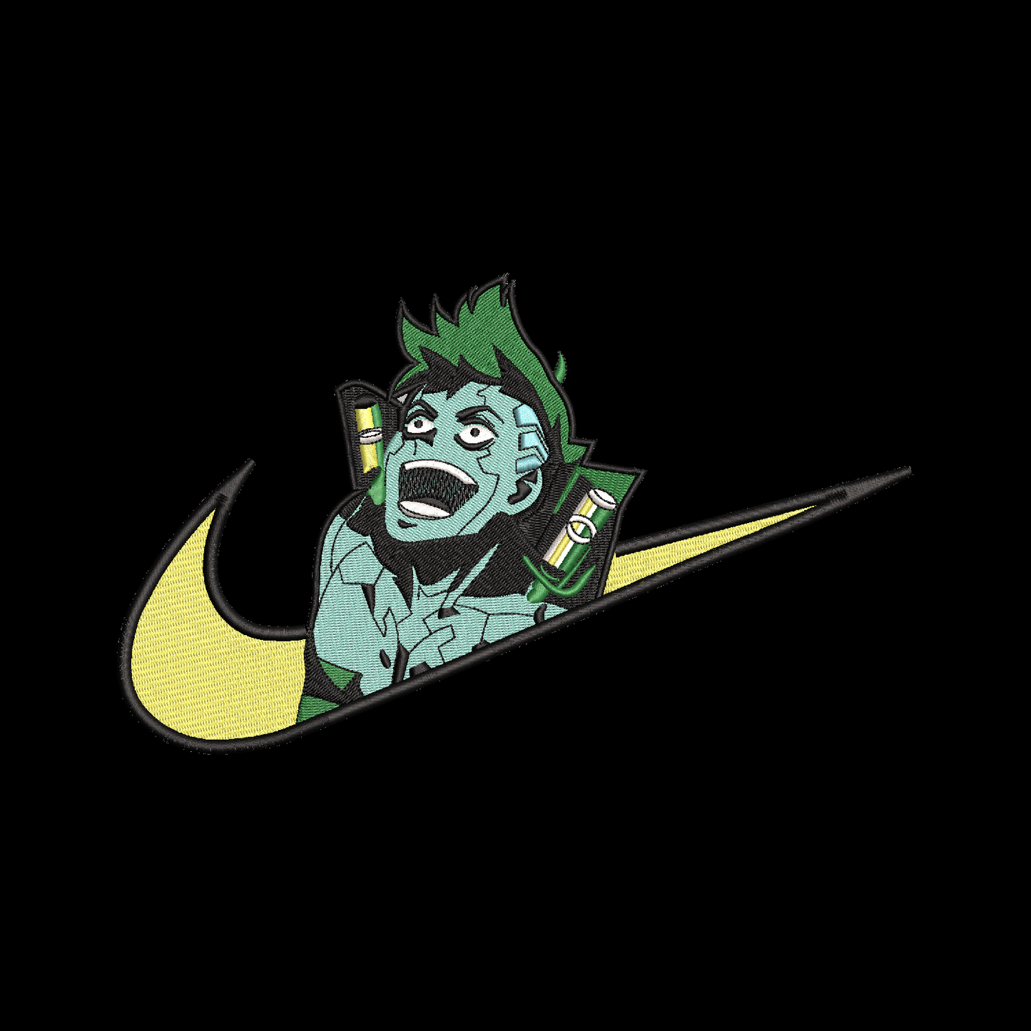 No Re-Stock: Custom Cyberpunk Cyber Psycho David Embroidered T-Shirt