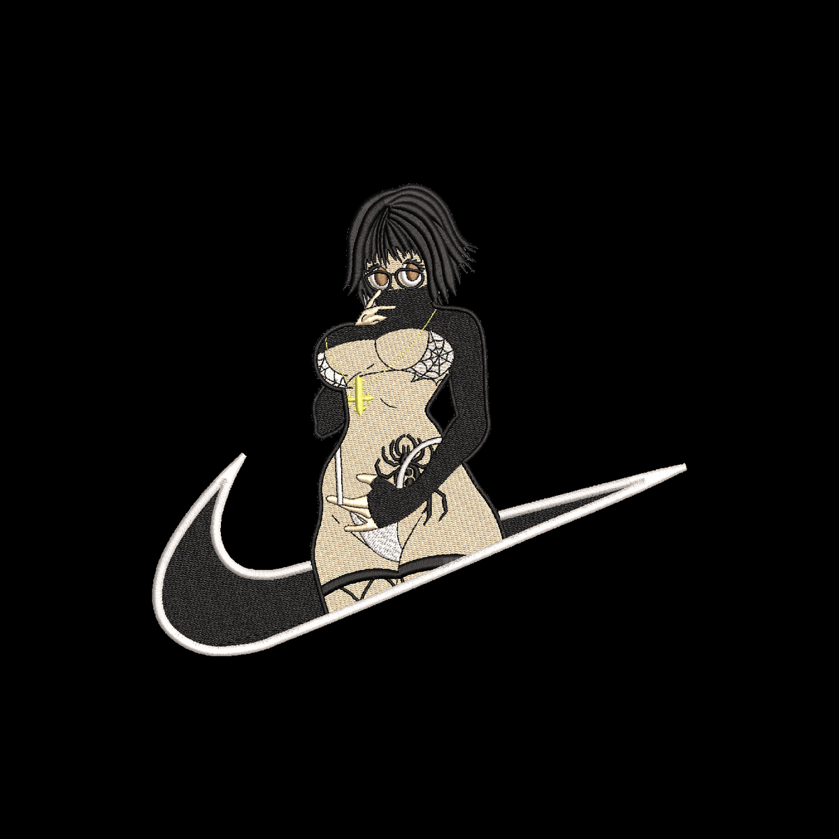 No Re-Stock: Custom Hunter X Hunter Shizuku Embroidered T-Shirt
