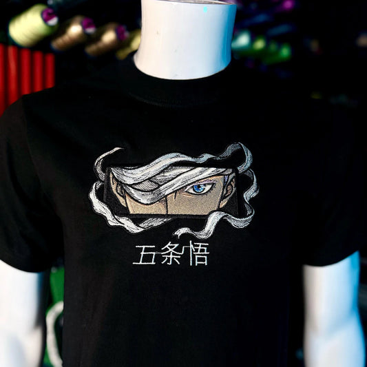 Limited JJK Gojo Embroidered Anime Hoodie Sweatshirt