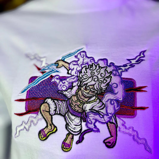 Limited One Piece Joy Boy Luffy Embroidered Anime Hoodie Sweatshirt