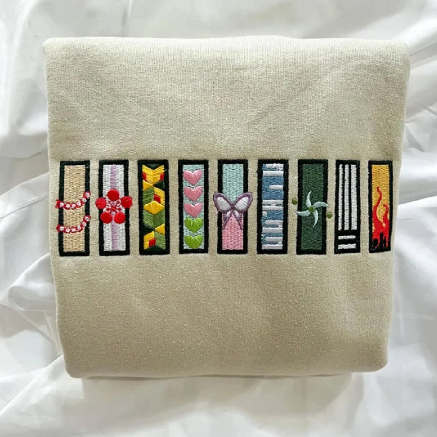 Custom Demon Slayer Corps Subtle Embroidered Crewneck OR Hoodie Sweatshirt