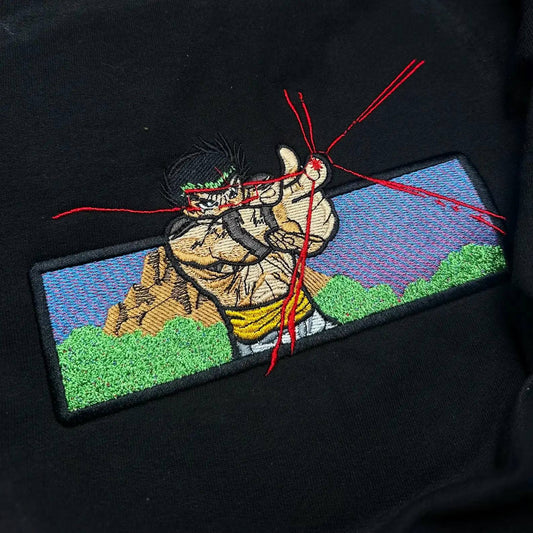 Limited Yu Yu Hakusho Spirit Gun Embroidered Anime Hoodie Sweatshirt